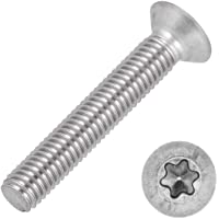 Tornillos de cabeza avellanada Torx M3 x 4- hexágono interior- rosca completa ISO 14581 DIN 965 TX- acero inoxidable- M3…